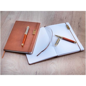 Ensemble Legato comprenant carnet A5, stylo bille et stylo roller (encre bleue) 15