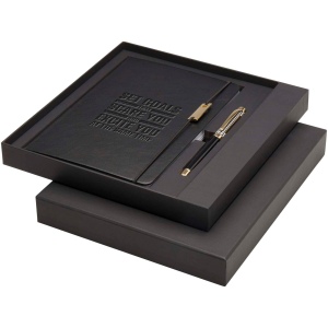 Ensemble Legato comprenant carnet A5, stylo bille et stylo roller (encre bleue) 6