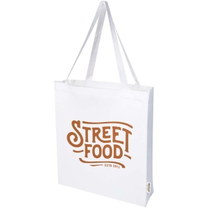 Sac shopping à soufflets Madras en coton recyclé 140 g/m² certifié GRS 12L 19