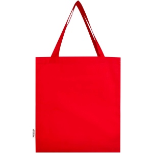 Sac shopping à soufflets Madras en coton recyclé 140 g/m² certifié GRS 12L 23