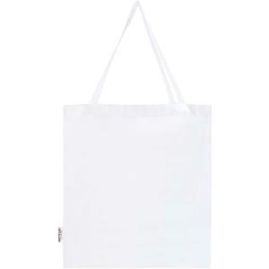 Sac shopping à soufflets Madras en coton recyclé 140 g/m² certifié GRS 12L 25