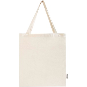 Sac shopping à soufflets Madras en coton recyclé 140 g/m² certifié GRS 12L 9