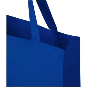 Sac shopping à soufflets Madras en coton recyclé 140 g/m² certifié GRS 12L 30