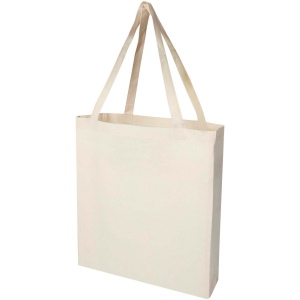 Sac shopping à soufflets Madras en coton recyclé 140 g/m² certifié GRS 12L 3