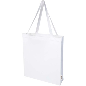 Sac shopping à soufflets Madras en coton recyclé 140 g/m² certifié GRS 12L 7