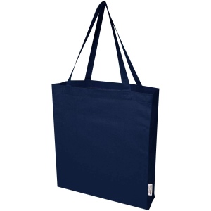 Sac shopping à soufflets Madras en coton recyclé 140 g/m² certifié GRS 12L 4