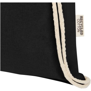 Sac avec cordon Oregon en coton recyclé 140 g/m² certifié GRS 21