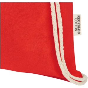 Sac avec cordon Oregon en coton recyclé 140 g/m² certifié GRS 25