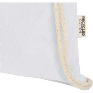 Sac avec cordon Oregon en coton recyclé 140 g/m² certifié GRS 26