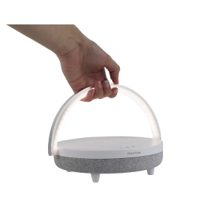 Enceinte Bluetooth® 4-en-1 Prixton de 10 W avec lumière LED et station de charge sans fil 10