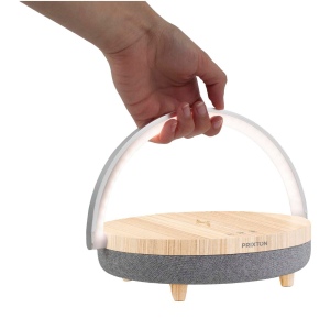 Enceinte Bluetooth® 4-en-1 Prixton de 10 W avec lumière LED et station de charge sans fil 11