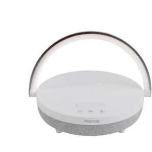 Enceinte Bluetooth® 4-en-1 Prixton de 10 W avec lumière LED et station de charge sans fil 2