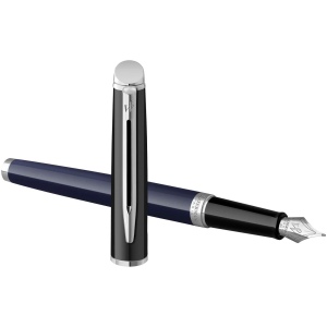 Stylo plume Waterman Hemisphere avec habillage palladium (encre bleue) 8