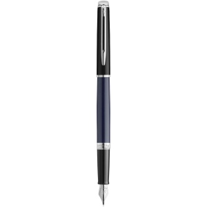 Stylo plume Waterman Hemisphere avec habillage palladium (encre bleue) 2