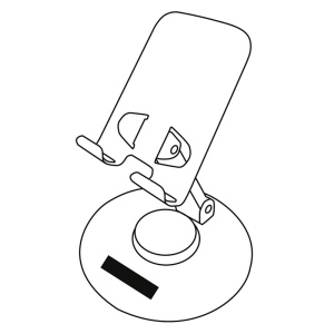 Support de téléphone pliable DESK MASTER 17