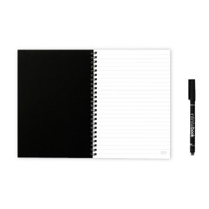 INFINITEBOOK LINED A5. Infinitebook avec couverture souple et 15 pages lignées pour tableau blanc 3