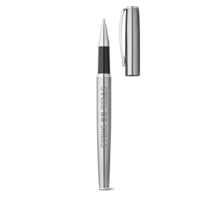 ELLA. Set de stylos à bille et rollers avec corps avec clip en acier inoxydable (53% rSS) 3