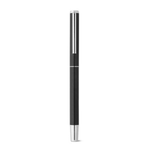 LEAH. Parure de stylo à bille et de roller en aluminium (94% rAL) avec clip 5