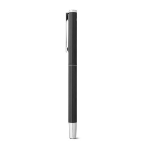 LEAH. Parure de stylo à bille et de roller en aluminium (94% rAL) avec clip 2