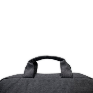 GENOA. Sacoche matelassée pour ordinateur portable 15" en polyester recyclé haute densité 600D 7