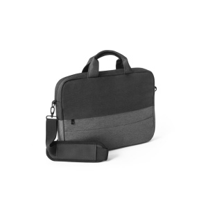 GENOA. Sacoche matelassée pour ordinateur portable 15" en polyester recyclé haute densité 600D 3
