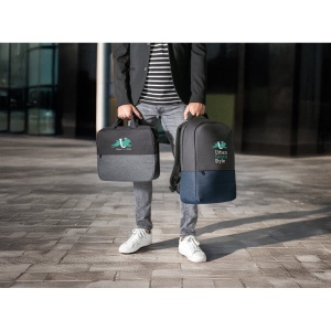 GENOA BPACK. Sac à dos antivol en polyester recyclé haute densité 600D 4