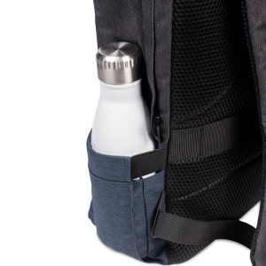 GENOA BPACK. Sac à dos antivol en polyester recyclé haute densité 600D 9