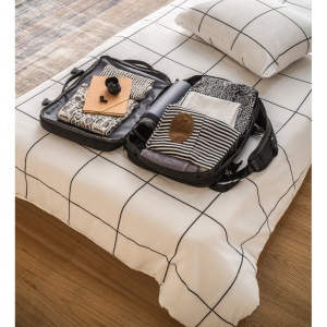 DALLAS. Sac à dos de voyage en polyester 600D recyclé haute densité pour ordinateur portable de 17.3 pouces 3