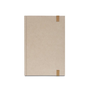 DICKINSON. Cahier A5 à couverture rigide en papier de canne à sucre (80 % canne à sucre) avec pages lignées 5