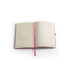ANNE. Cahier A5 en polyester recyclé (100% rPET) avec pages lignées 18