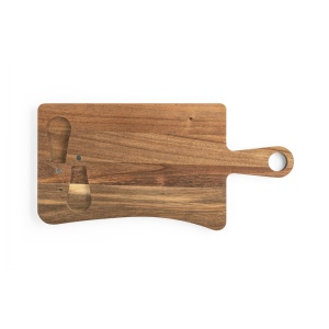 CASSIA. Plateau à fromage en bois d'acacia avec poignée 3