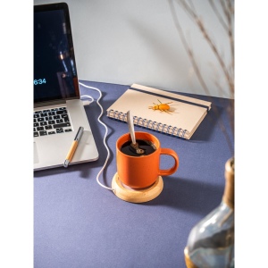 GATES. Chauffe-tasse avec corps en bambou 5