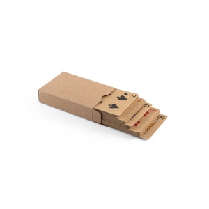 FISCHER. Jeu de 54 cartes classiques en papier kraft, fabriquée à partir de matériaux certifiés FSC™ et d'autres matériaux contrôlés 4