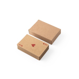 FISCHER. Jeu de 54 cartes classiques en papier kraft, fabriquée à partir de matériaux certifiés FSC™ et d'autres matériaux contrôlés 5