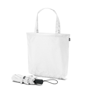 SKYLAR. Parapluie 2 en 1 avec sac shopping en polyester recyclé inclus 4
