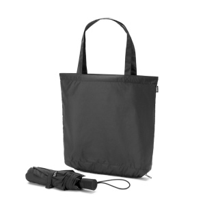 SKYLAR. Parapluie 2 en 1 avec sac shopping en polyester recyclé inclus 2