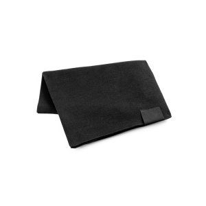 SERENITY. Écharpe en polyester recyclé (100% rPET) avec détail cousu pour la personnalisation 2