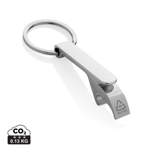 Porte-clés décapsuleur en alliage de zinc recyclé RCS 2