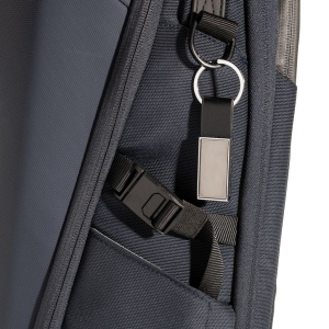Porte-clés luxe en PU et alliage de zinc recyclé RCS 5
