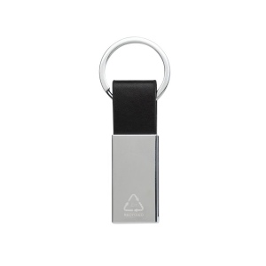 Porte-clés luxe en PU et alliage de zinc recyclé RCS 6