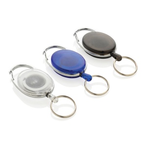 Porte-clés à clip extensible en ABS recyclé RCS 15