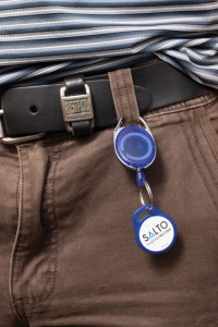 Porte-clés à clip extensible en ABS recyclé RCS 18
