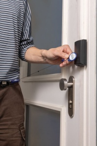 Porte-clés à clip extensible en ABS recyclé RCS 19