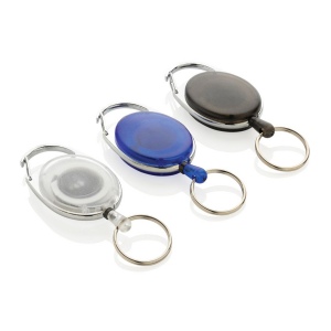 Porte-clés à clip extensible en ABS recyclé RCS 23