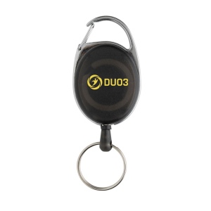 Porte-clés à clip extensible en ABS recyclé RCS 8