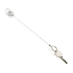 Porte-clés à clip extensible en ABS recyclé RCS 12