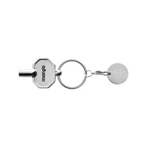 Porte-clés jeton et clé de radiateur en alliage de zinc RCS 8