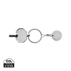 Porte-clés jeton et clé de radiateur en alliage de zinc RCS 2