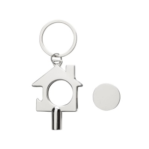 Porte-clés 3 en 1 en alliage de zinc recyclé RCS 12