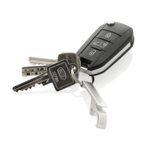 Porte-clés décapsuleur en aluminium recyclé RCS 18